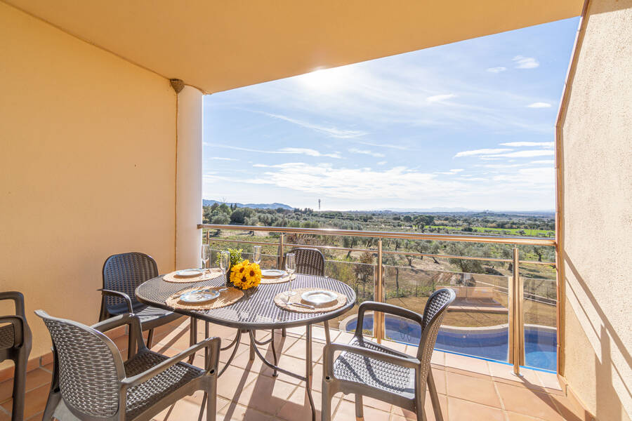 Zu verkaufen, Dachgeschoss-Duplex mit spektakulärem Blick auf die Bucht von Roses.