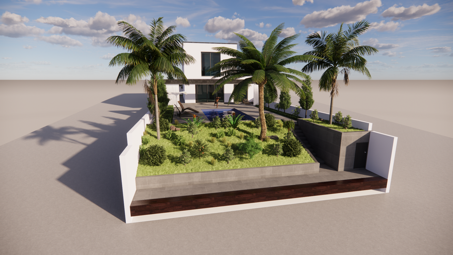 Nieuw bouw villa aan het kanaal met 4 slaapkamers